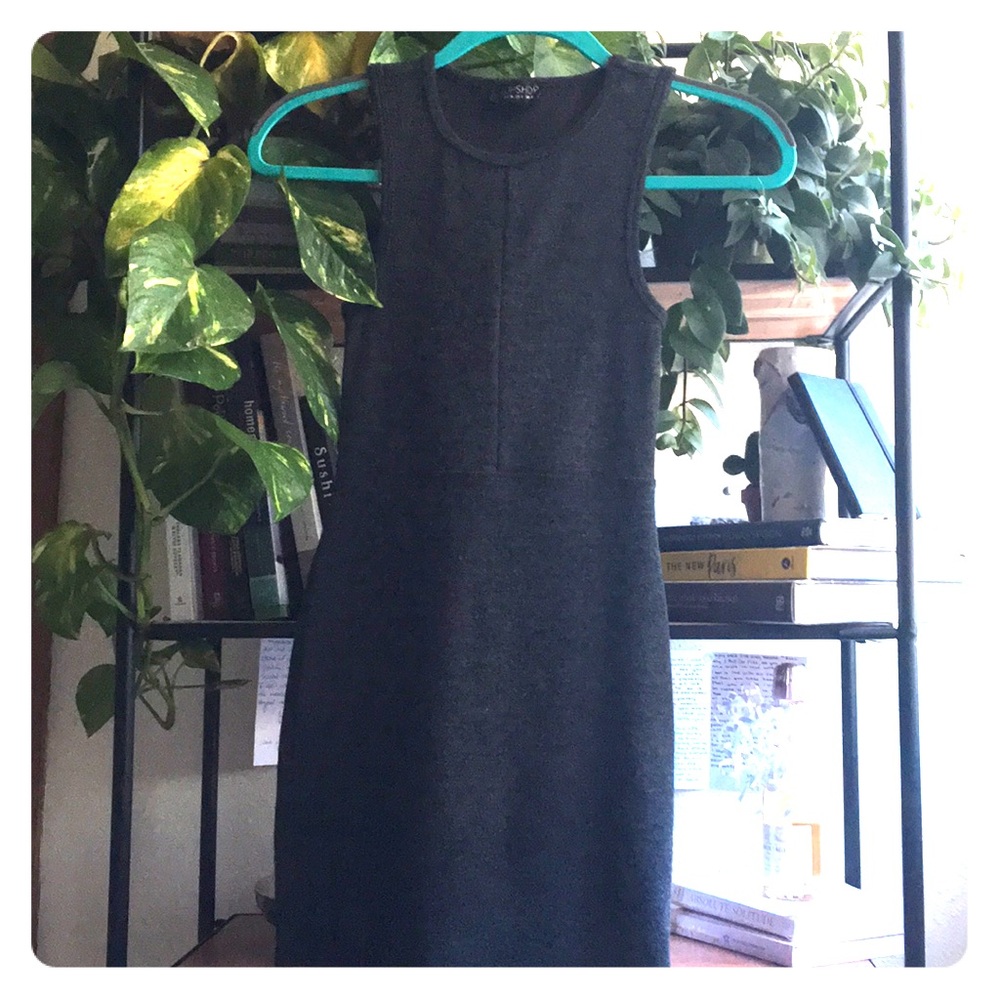 TopShop gray bodycon dress
